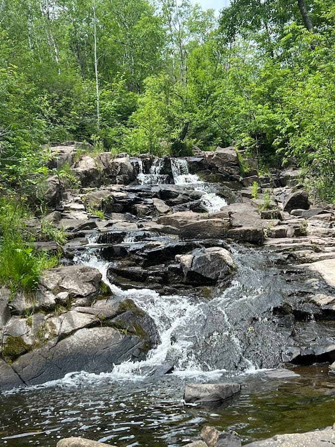 Waterfall Near Brewer Park